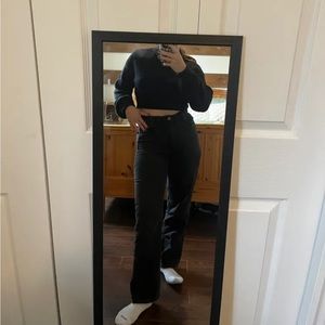 Black crop sweater, Garage, size small